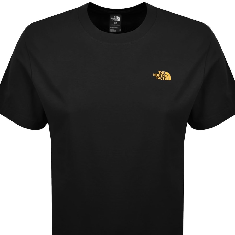 The North Face Logo T Shirt Black